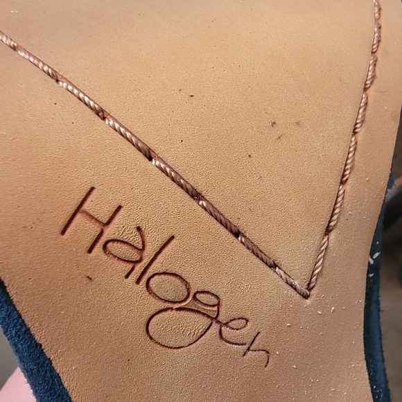 Halogen Teal Suede Rowen Booties Size 7.5 - Picture 9 of 10